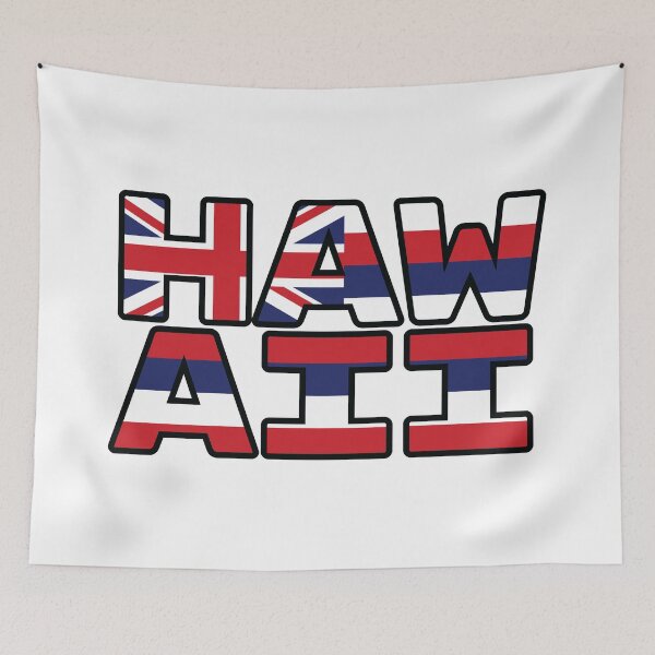 Item preview, Hawaii Flag Text designed and sold by OldDannyBrown.