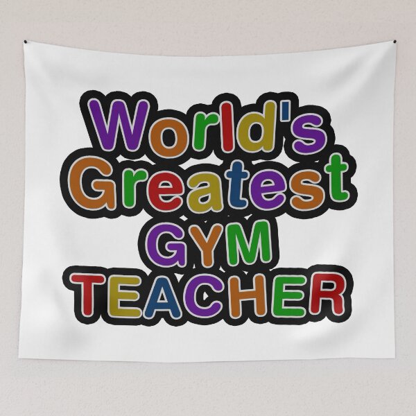Item preview, World's Greatest GYM TEACHER designed and sold by AmyHNJ.