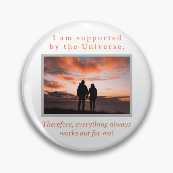 Item preview, I am supported by the universe - law of attraction - manifesting - positivity - abundance designed and sold by InsultTees.