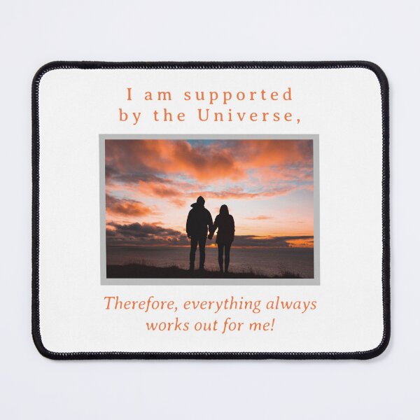 Item preview, I am supported by the universe - law of attraction - manifesting - positivity - abundance designed and sold by InsultTees.