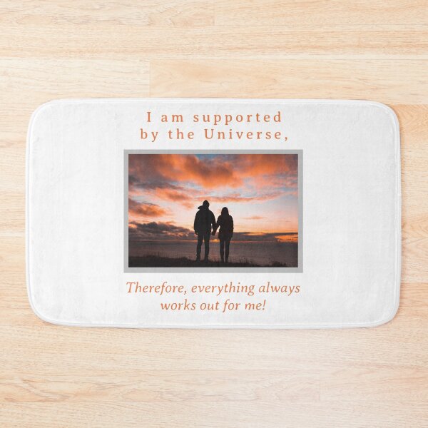 Item preview, I am supported by the universe - law of attraction - manifesting - positivity - abundance designed and sold by InsultTees.