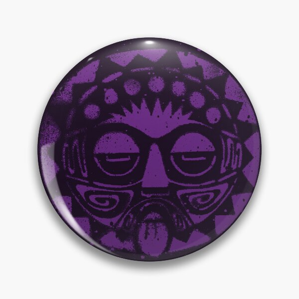 Item preview, Indie art, Tribal mask decor in Purple designed and sold by Anomalypark.