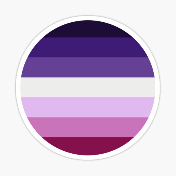 Moon Lesbian Pride Flag Circle Sticker Sticker For Sale By Brooklynelise14 Redbubble 0154