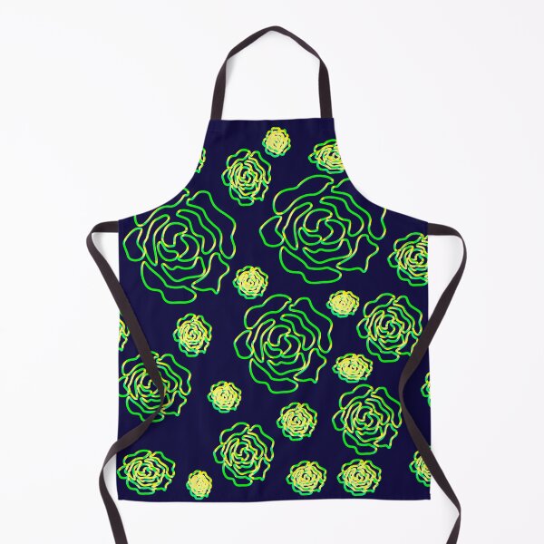 Item preview, Green, Yellow Rose with Navy Blue Background designed and sold by atroffire.