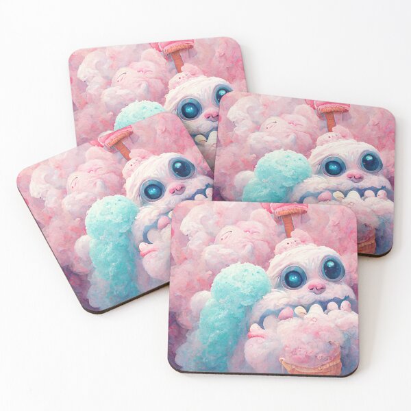 Item preview, Cotton Candy Monster #1 designed and sold by PeanutArtCorner.