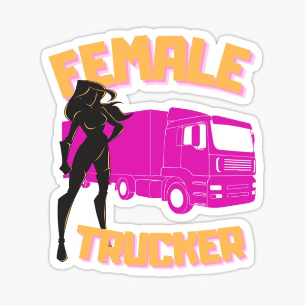 Cool Trucker Gifts Vehicle Semi Truck Accessories Funny Truck Driver for  Women Girls Lorry Cab Female Driving Throw Pillow, 18x18, Multicolor