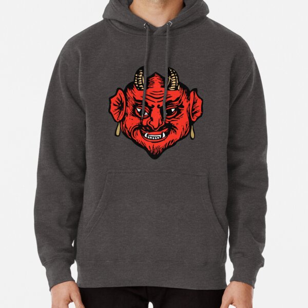 the devilz face cursed hoodie