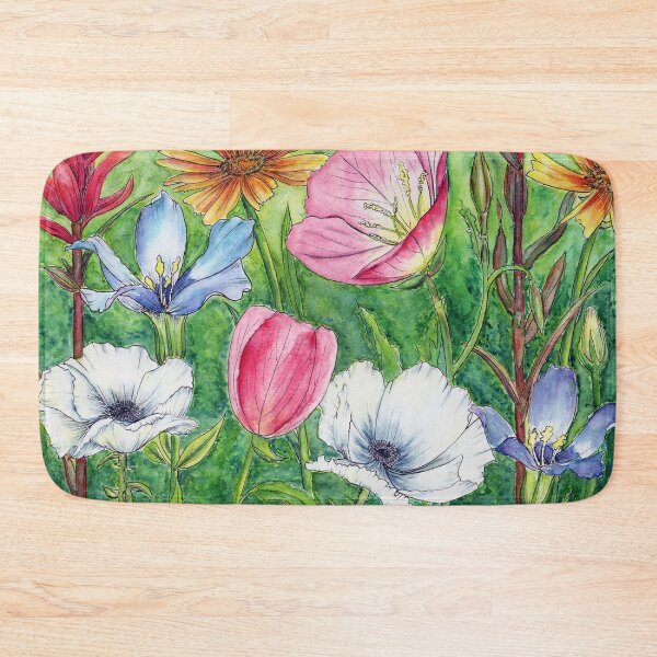 Item preview, Texas Wildflowers, Watercolor and Ink designed and sold by InBloomInk.