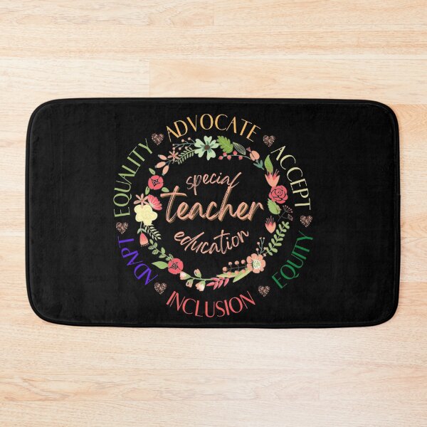 Item preview, Teacher Special Education, Equality Equity Inclusion Accept Advocate Adapt designed and sold by two7designs.