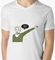 Clip Men's V-Neck T-Shirt