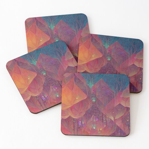 Item preview, Electric Forest - Ethereal Minimalist Psychedelic Forest designed and sold by RottingDreams.