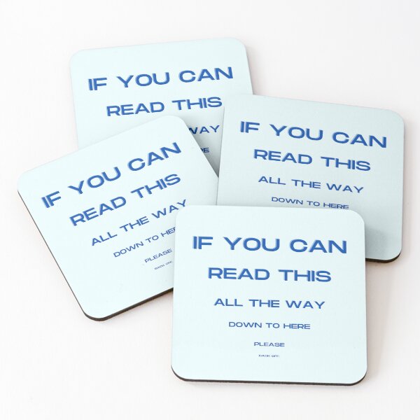 Item preview, If You Can Read This - Funny Eye Test Phrase designed and sold by surrasa.