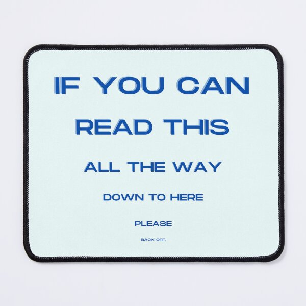 Item preview, If You Can Read This - Funny Eye Test Phrase designed and sold by surrasa.