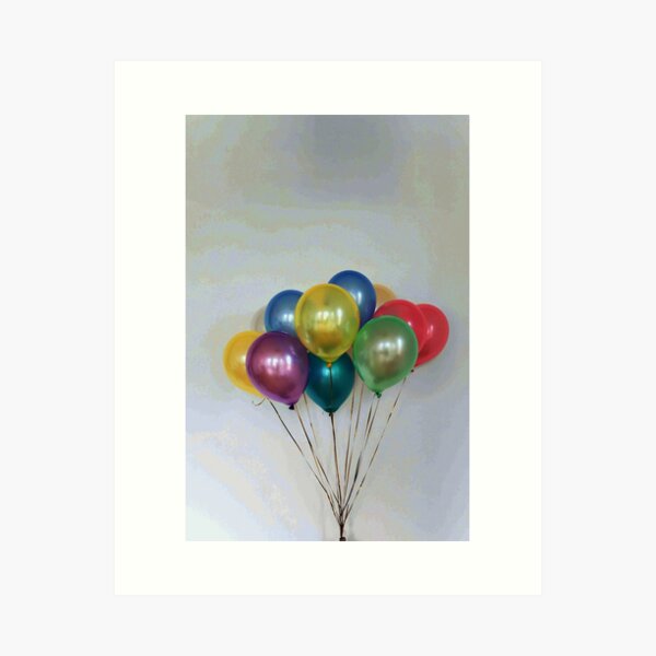 Colorful Balloons Art Prints for Sale