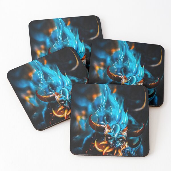 Item preview, Blue fire demon designed and sold by BrankoTrpevski.