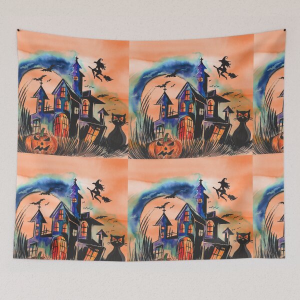 Item preview, Haunted Halloween  designed and sold by BraveNewDesigns.