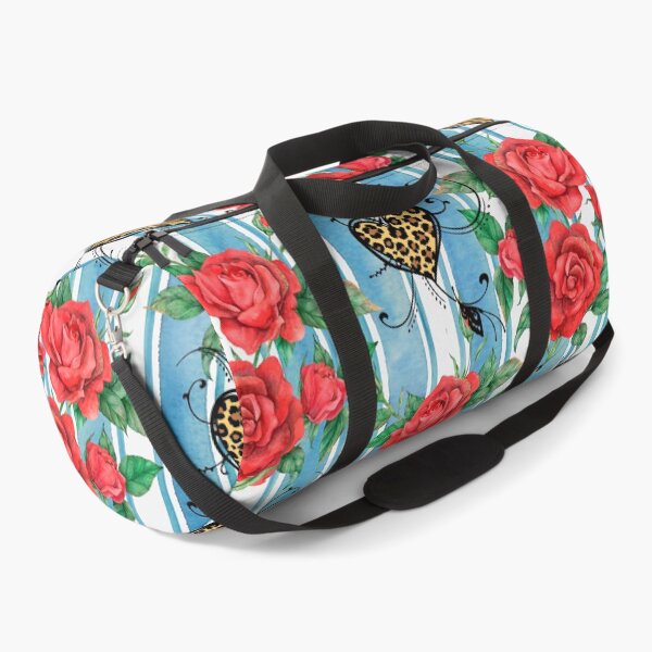 Item preview, French Country Stripe and Whimsical Roses with Cheetah Hearts designed and sold by Trimzz.