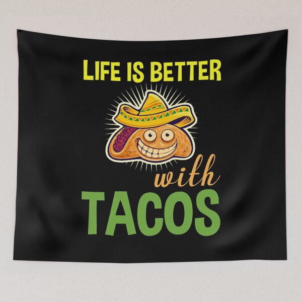 Item preview, Life Is Better With Tacos designed and sold by Shirtflyer.