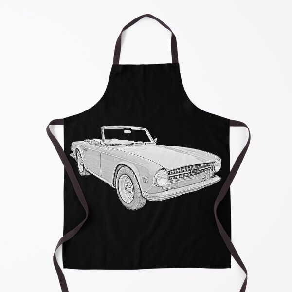Item preview, Triumph TR6 1970s classic sports car monochrome designed and sold by soitwouldseem.
