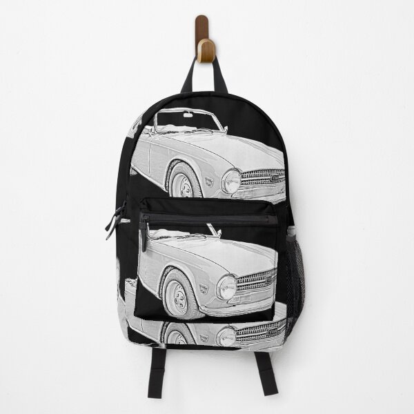 Item preview, Triumph TR6 1970s classic sports car monochrome designed and sold by soitwouldseem.