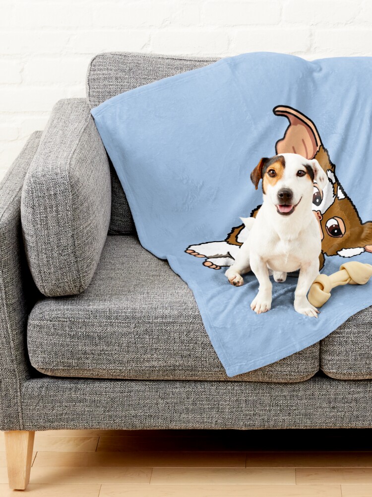 Alternate view of Gizmo Gremlins Digital Illustration Pet Blanket