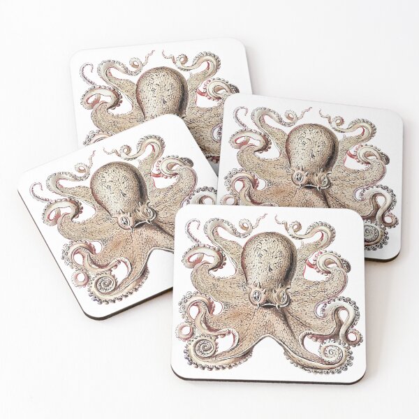 Item preview, Octopus Steampunk Drawing Natural Ocean Nautical Creature Shirt Poster  designed and sold by darcijj.