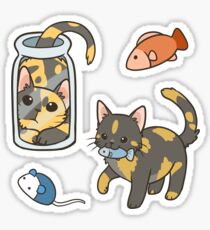 Tortie Cats Sticker