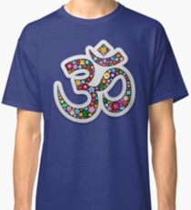 Namaste-Blumenyoga-Symbol Classic T-Shirt