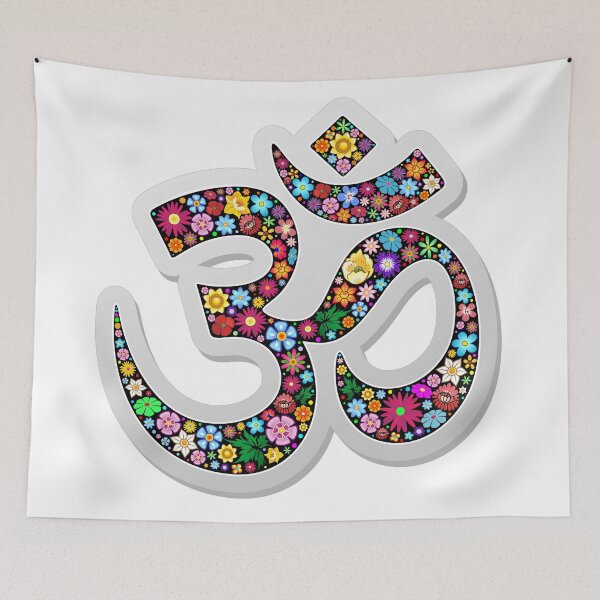 Item preview, Namaste Floral Yoga Symbol  designed and sold by BluedarkArt.