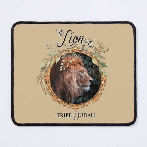 Item preview, Lion of Judah wreath on beige designed and sold by AbideApparel.