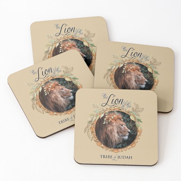 Item preview, Lion of Judah wreath on beige designed and sold by AbideApparel.