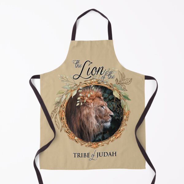 Item preview, Lion of Judah wreath on beige designed and sold by AbideApparel.