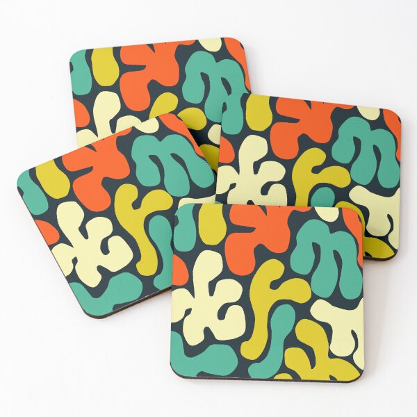 Item preview, Colorful Abstrat Coral Reefs Pattern designed and sold by Deutschic.