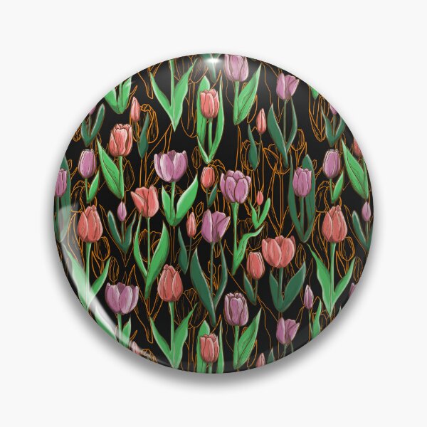 Item preview, bed of tulips designed and sold by yfpatterndesign.