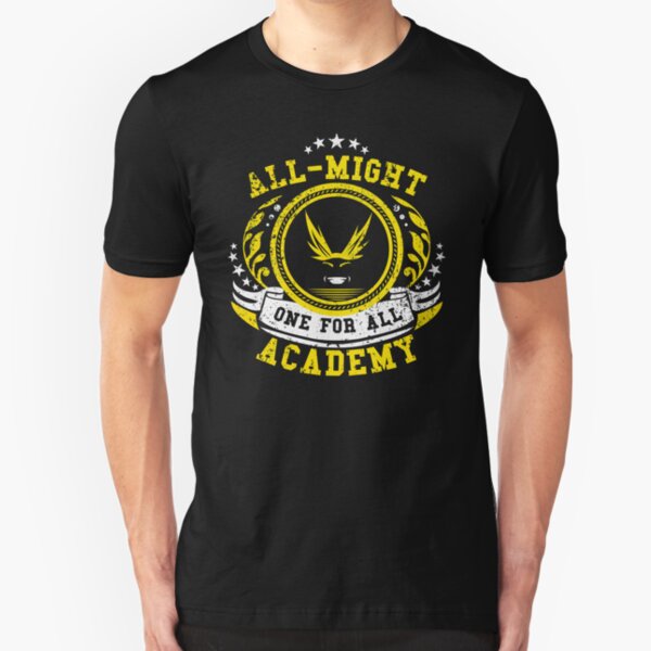 All Might Academy. Slim Fit T-Shirt