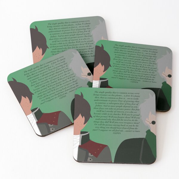 Item preview, RWBY Oscar Pine/Ozpin Fear Quote Design designed and sold by RadRoseRhapsody.