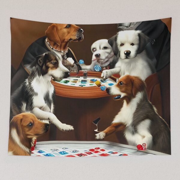 Item preview, Gambling dogs designed and sold by RTrivella.