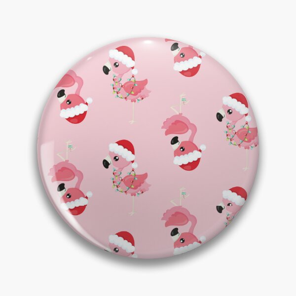 Item preview, Christmas Flamingo Santas designed and sold by PirateAvocado.