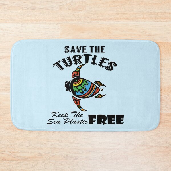 Item preview,  Save the turtles keep the sea plastic free shirts, Save the turtles keep the sea plastic free masks, Save the turtles keep the sea plastic free stickers  designed and sold by Poussyarts.