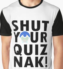 Voltron Inspired Shut Your Quiznak Quote Graphic T-Shirt