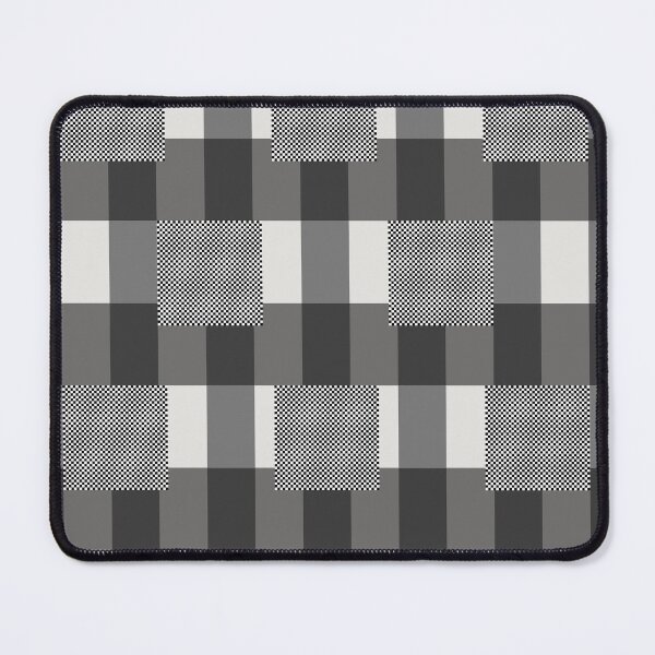 Item preview, Black and White Plaid (look closely) Buffalo Check designed and sold by CONTRAPINK.