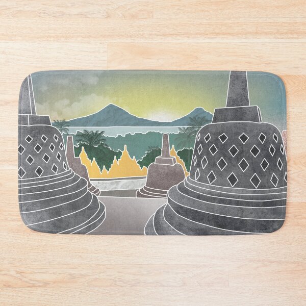 Item preview, Borobudur Temple in Indonesia designed and sold by traveltheory.