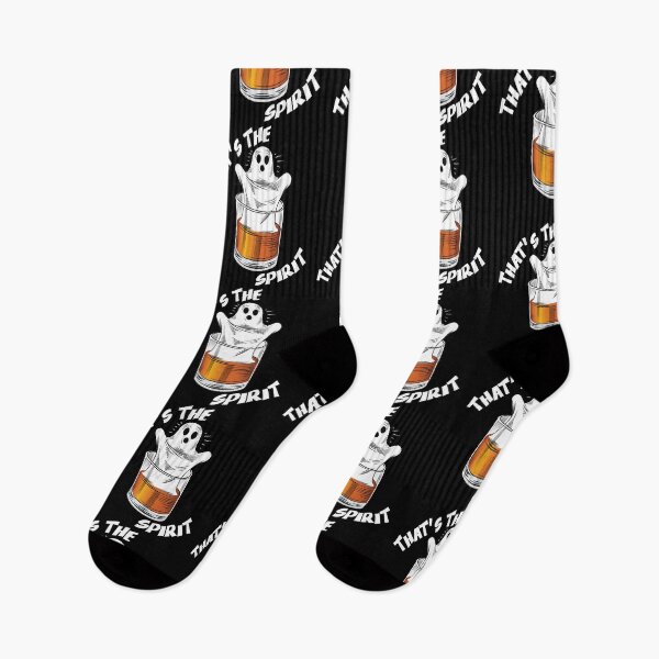 Item preview, Thats The Spirit Booze Halloween Ghost designed and sold by TheInkElephant.