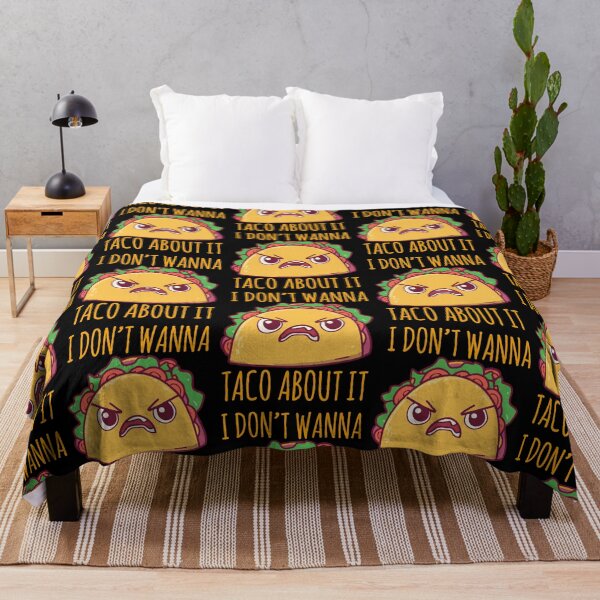 Item preview, I Don't Wanna Taco About It Funny Retro Taco Design designed and sold by narekmug.