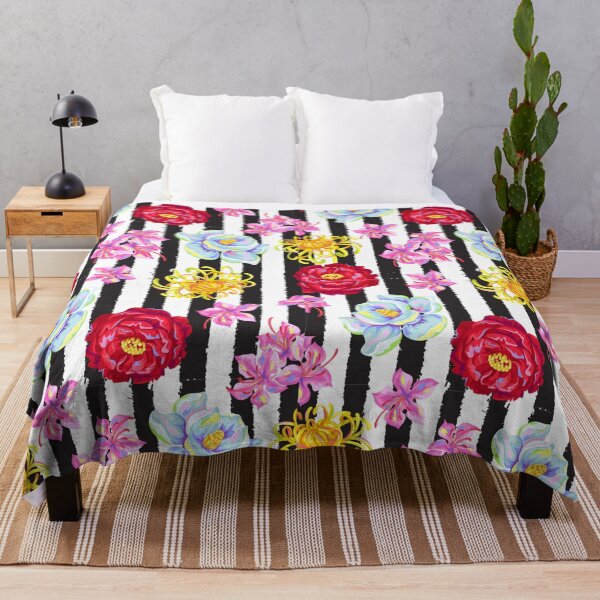 Item preview, One of my Favorite Floral Striped Prints designed and sold by Trimzz.