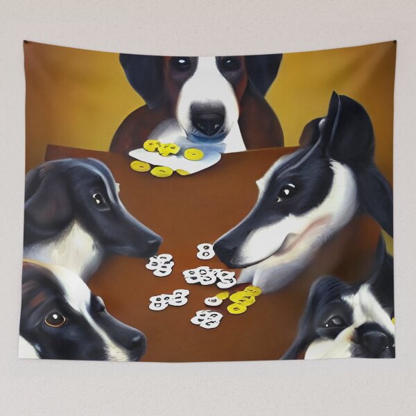 Aperçu de l'œuvre Chiens de jeu créée et vendue par RTrivella.