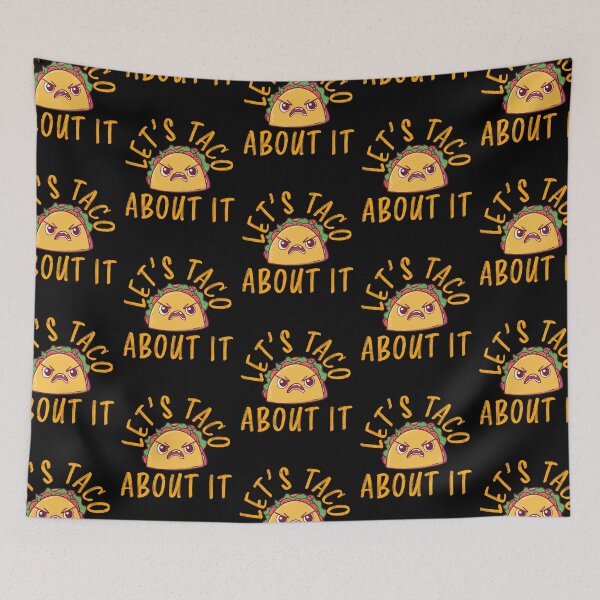 Item preview, Let's Taco About It Funny Taco Design designed and sold by narekmug.