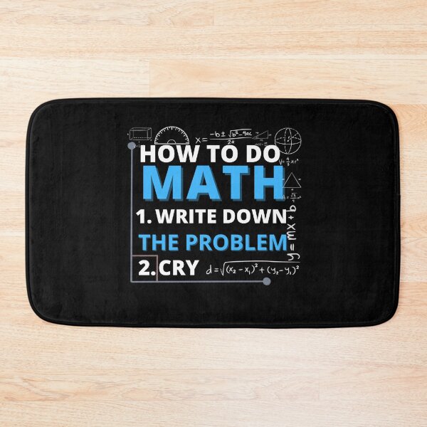 Item preview, How to do math funny quote designed and sold by BuraxisQuotes.