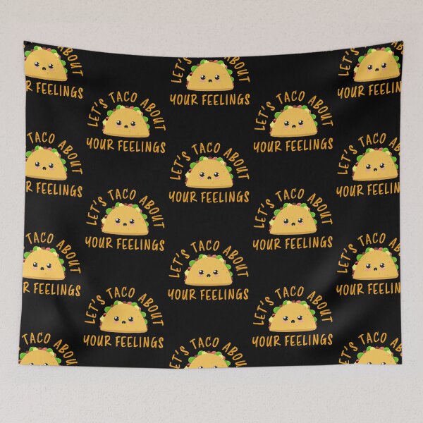 Item preview, Lets Taco About Your Feelings Funny Taco Design designed and sold by narekmug.