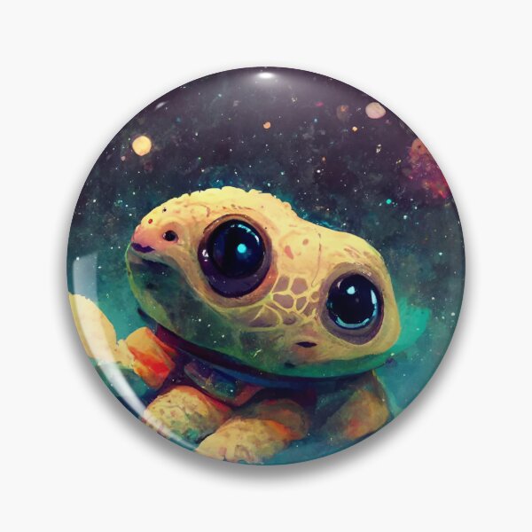 Item preview, Cute Space Turtle  designed and sold by NebulaNow.